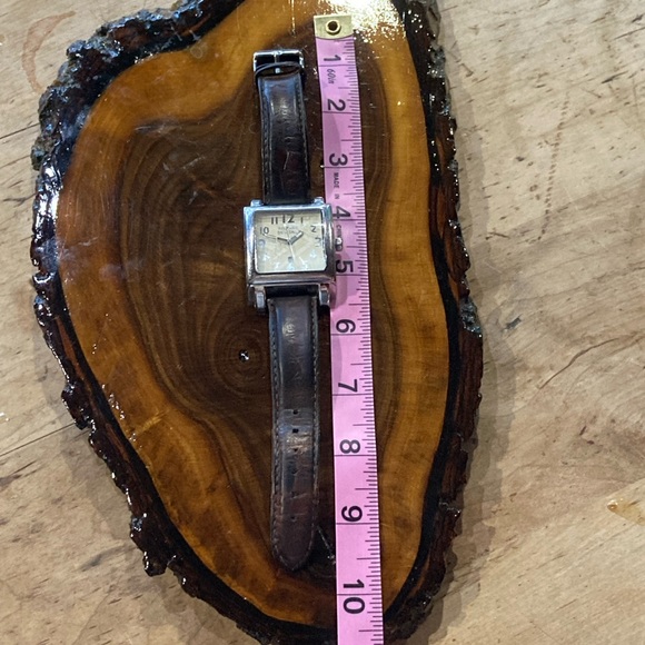 Silpada watch with leather band, vintage’06-‘08. - Picture 5 of 16